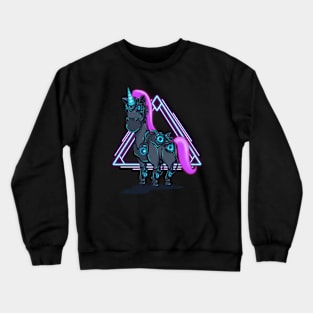 cyberpunk unicorn Crewneck Sweatshirt